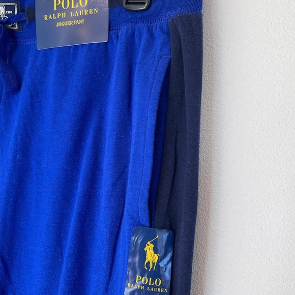 NWT Polo Ralph Lauren Polo 67 Slim Flex Joggers Blue Men’s Size M - Picture 6 of 11